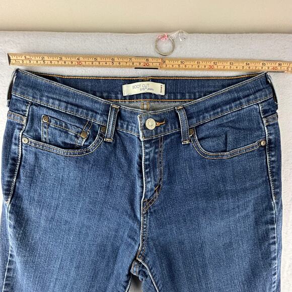 Levis Strauss and Co 515 Womens Bootcut Jeans Sz 8 M Slim Stretch Denim Western - Picture 7 of 11